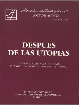 cover image of Después de las Utopías